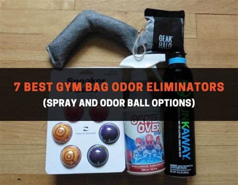 how to get rid of fake bag smell|odor in gym bags.